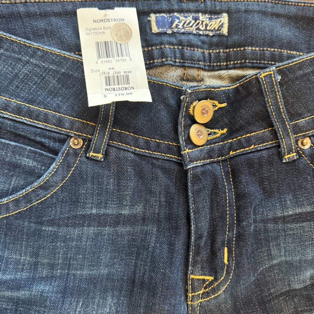 NWT Hudson Signature Boot Cut Low Rise Sz 28 - Picture 4 of 14